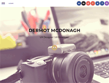Tablet Screenshot of dermotmcdonagh.com
